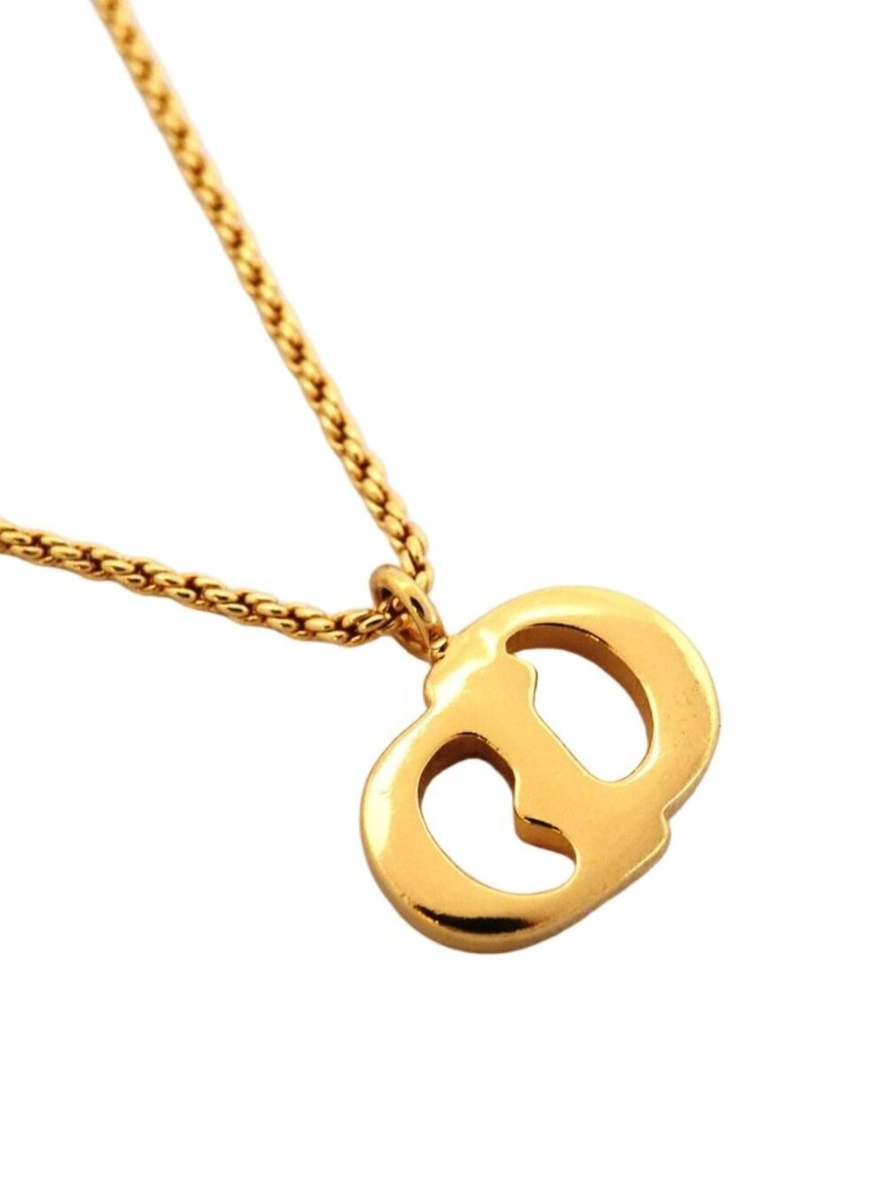 Dior Necklace CD Logo Gold Plated - Picture 2 of 5